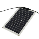 15W Solar Panel Portable Waterproof Monocrystalline Solar Charging Board for Outdoor Car Motor YachtSolar Panel - Extra Image