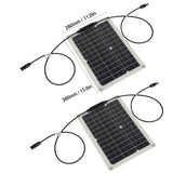 15W Solar Panel Portable Waterproof Monocrystalline Solar Charging Board for Outdoor Car Motor YachtSolar Panel