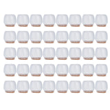 40PCS Chair Leg Protector Thickened Silicone Table Leg Cover Transparent Non Slip Furniture Leg Protector
