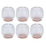 40PCS Chair Leg Protector Thickened Silicone Table Leg Cover Transparent Non Slip Furniture Leg Protector