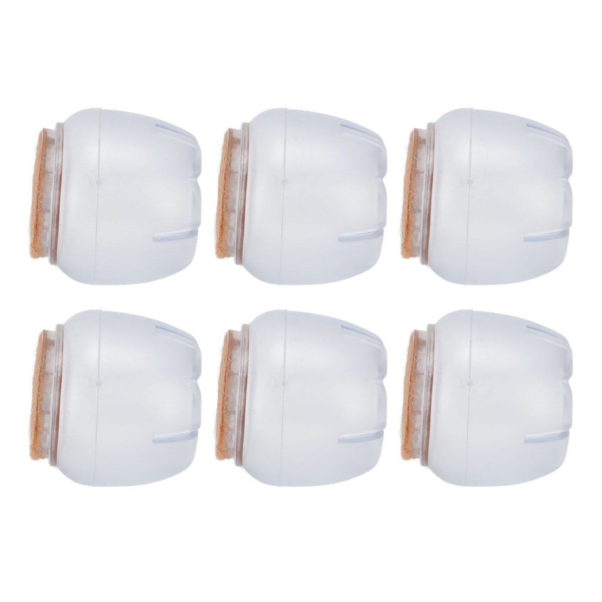 40PCS Chair Leg Protector Thickened Silicone Table Leg Cover Transparent Non Slip Furniture Leg Protector