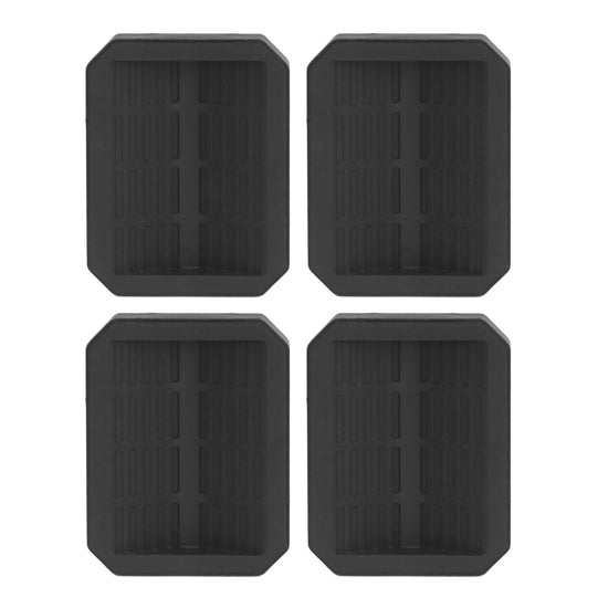 4Pcs Chair Caster Fixing Pad Rubber Refrigerator Wheel Protective Cup Noise Reduction for Home Office