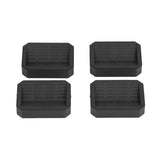 4Pcs Chair Caster Fixing Pad Rubber Refrigerator Wheel Protective Cup Noise Reduction for Home Office - Side View