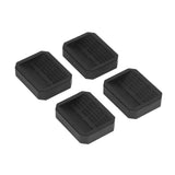4Pcs Chair Caster Fixing Pad Rubber Refrigerator Wheel Protective Cup Noise Reduction for Home Office