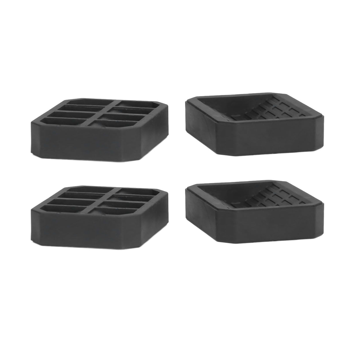 4Pcs Chair Caster Fixing Pad Rubber Refrigerator Wheel Protective Cup Noise Reduction for Home Office