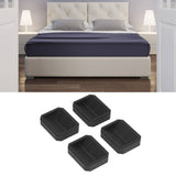 4Pcs Chair Caster Fixing Pad Rubber Refrigerator Wheel Protective Cup Noise Reduction for Home Office - Extra Image
