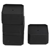 4Set Square Furniture Leg Pad Rubber Non Slip Table Chair Refrigerator Feet Protectors Noise Reduction - Extra Image
