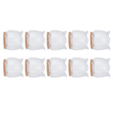 10PCS Chair Leg Floor Protector Office Table Leg Cover Anti Slip Rubber Felt Furniture Leg CoverS - Top-Down View