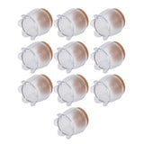 10PCS Chair Leg Floor Protector Office Table Leg Cover Anti Slip Rubber Felt Furniture Leg CoverS