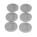 6PCS Rubber Furniture Pads Stoppers Floor Protector for Bed Office Chair Cabinet Sofa Closet Wheels