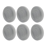 6PCS Rubber Furniture Pads Stoppers Floor Protector for Bed Office Chair Cabinet Sofa Closet Wheels