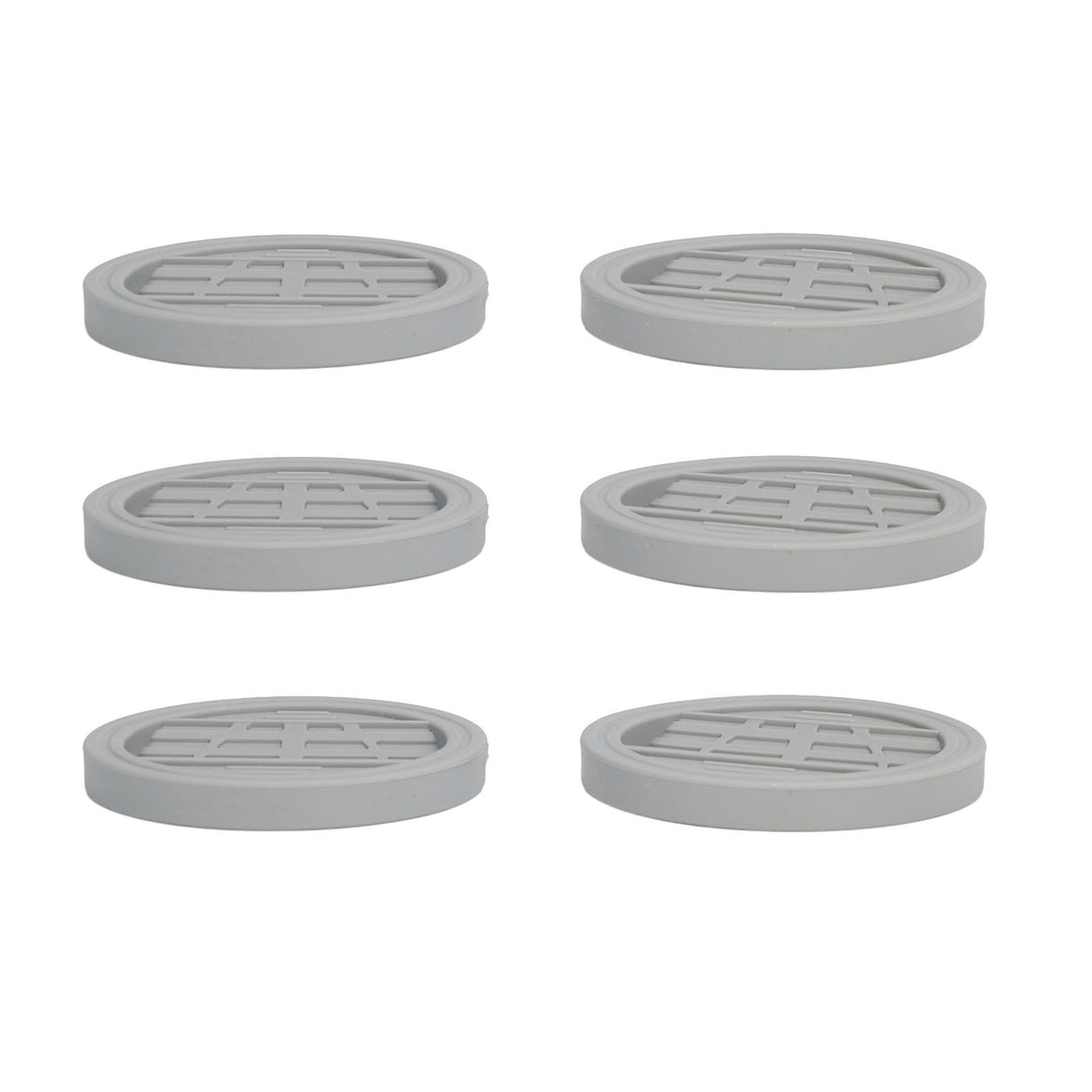6PCS Rubber Furniture Pads Stoppers Floor Protector for Bed Office Chair Cabinet Sofa Closet Wheels