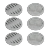 6PCS Rubber Furniture Pads Stoppers Floor Protector for Bed Office Chair Cabinet Sofa Closet Wheels - Extra Image