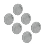 6PCS Rubber Furniture Pads Stoppers Floor Protector for Bed Office Chair Cabinet Sofa Closet Wheels - Extra Image