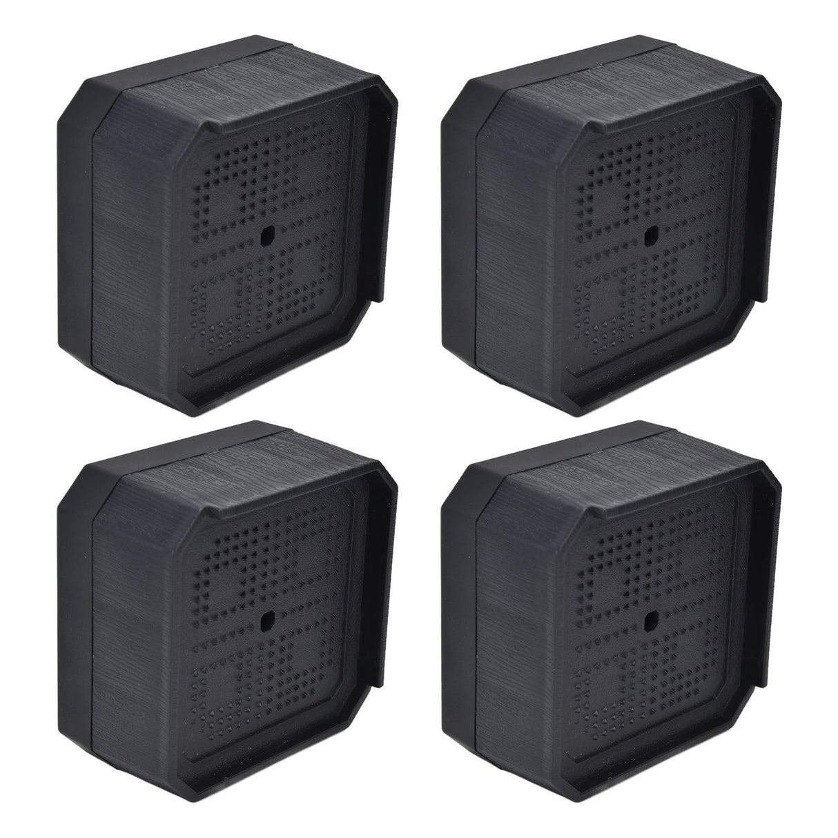 4Set Chair Leg Floor Protectors Square Rubber Non Slip Furniture Leg Pads for Home Bedroom