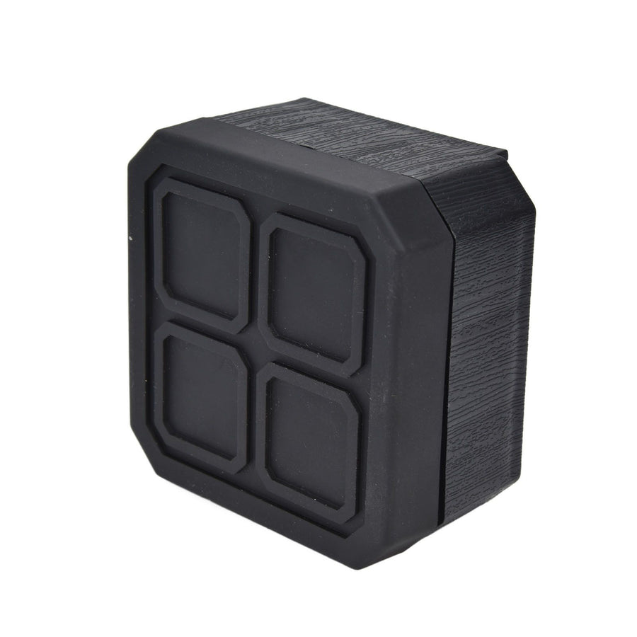 4Set Chair Leg Floor Protectors Square Rubber Non Slip Furniture Leg Pads for Home Bedroom