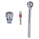 Universal Socket Wrench Tool 10‑19mm Adjustable Wrench Set Chrome Vanadium Steel for Home Improvement