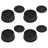 Table Foot Protective Pad Anti Slip Round Furniture Leg Caps for Refrigerator Wheel Bed Chair Tea Table - Front View