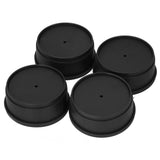 Table Foot Protective Pad Anti Slip Round Furniture Leg Caps for Refrigerator Wheel Bed Chair Tea Table - Top-Down View