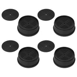 Table Foot Protective Pad Anti Slip Round Furniture Leg Caps for Refrigerator Wheel Bed Chair Tea Table - Extra Image