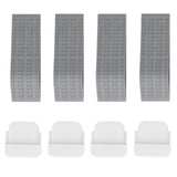 4Set Door Stoppers Non Slip Rubber Door Bottom Stop Wedge Accessories for Home Improvement