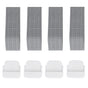 4Set Door Stoppers Non Slip Rubber Door Bottom Stop Wedge Accessories for Home Improvement