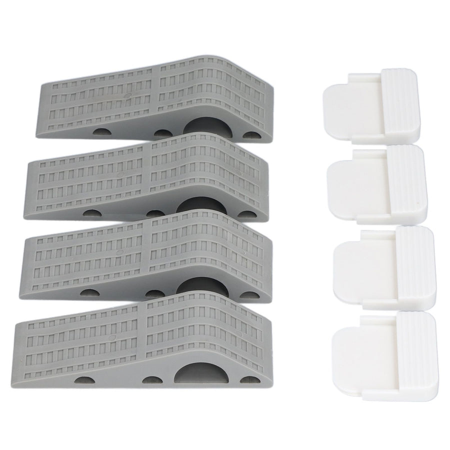 4Set Door Stoppers Non Slip Rubber Door Bottom Stop Wedge Accessories for Home Improvement