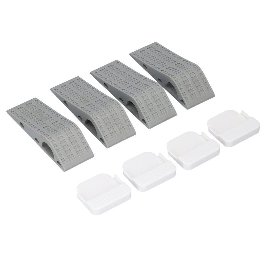 4Set Door Stoppers Non Slip Rubber Door Bottom Stop Wedge Accessories for Home Improvement