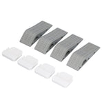 4Set Door Stoppers Non Slip Rubber Door Bottom Stop Wedge Accessories for Home Improvement
