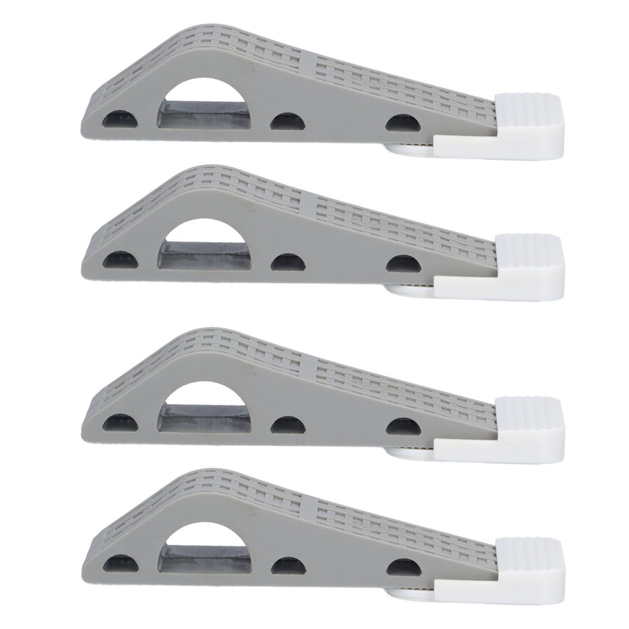 4Set Door Stoppers Non Slip Rubber Door Bottom Stop Wedge Accessories for Home Improvement