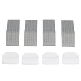 4Set Door Stoppers Non Slip Rubber Door Bottom Stop Wedge Accessories for Home Improvement - Low Angle