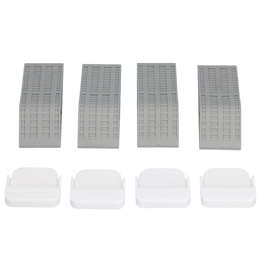 4Set Door Stoppers Non Slip Rubber Door Bottom Stop Wedge Accessories for Home Improvement