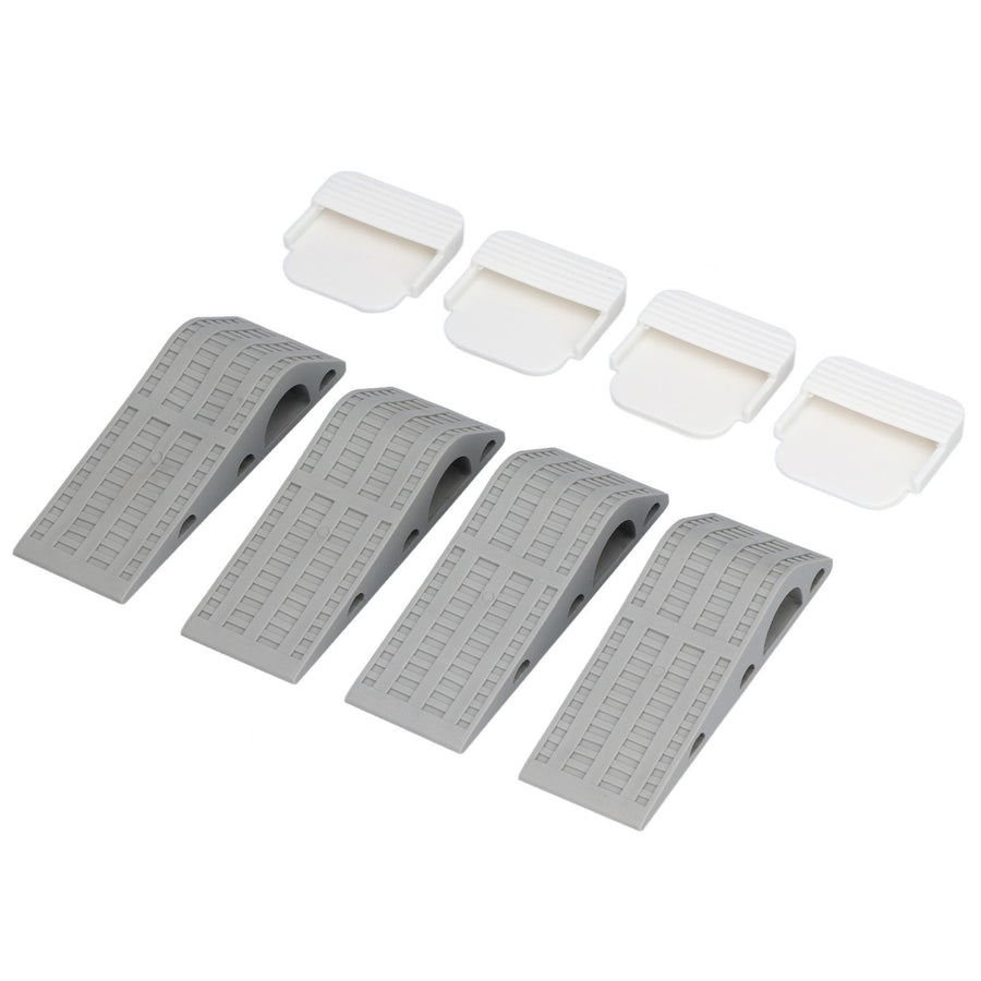 4Set Door Stoppers Non Slip Rubber Door Bottom Stop Wedge Accessories for Home Improvement
