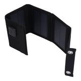 7.5W Solar Panel Kit Portable 5 Folding Solar Charger Bag with Carabiners for Mobile Phone Car Ship - 45-Degree Angle