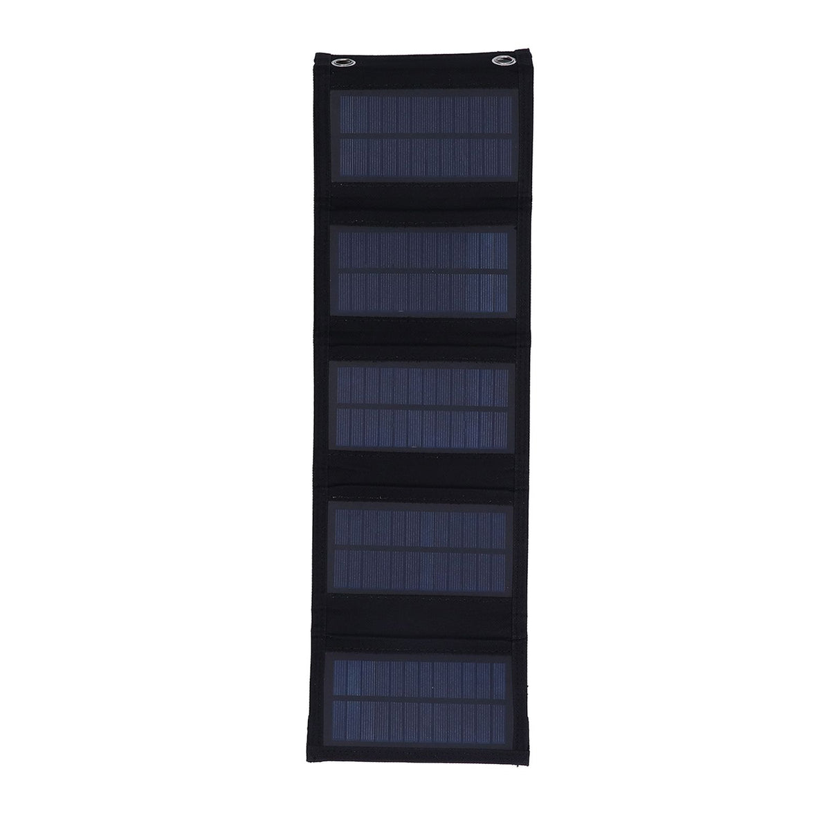 7.5W Solar Panel Kit Portable 5 Folding Solar Charger Bag with Carabiners for Mobile Phone Car Ship