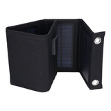7.5W Solar Panel Kit Portable 5 Folding Solar Charger Bag with Carabiners for Mobile Phone Car Ship