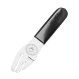 Bicycle Disc Rotor Alignment Tool Rotor Stainless Steel Bike Brake Wrench with 3 Slots for Bike Alignment - Rear View