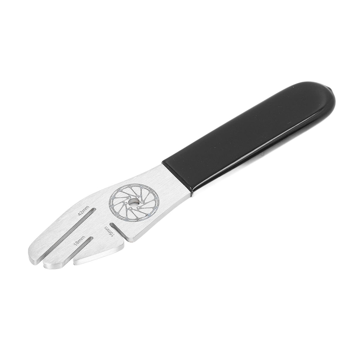 Bicycle Disc Rotor Alignment Tool Rotor Stainless Steel Bike Brake Wrench with 3 Slots for Bike Alignment