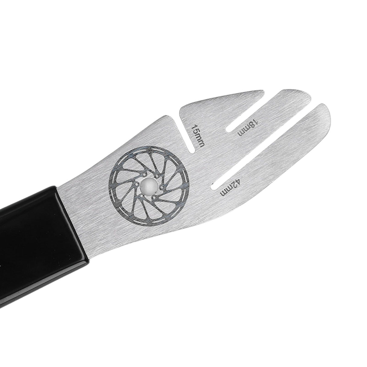 Bicycle Disc Rotor Alignment Tool Rotor Stainless Steel Bike Brake Wrench with 3 Slots for Bike Alignment