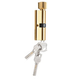 Cylinder Lock Door Locker Core Home Security System Tool Aluminum with Key for Cabinet Mailbox Drawer CupboardGold