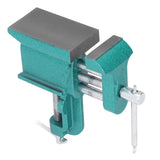 Bench Vise Stable Movement Wide High Strong Jaws Multifunctional Vise Clamp for Woodworking Industry - Side View
