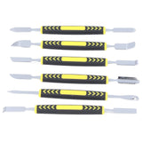 6PCS Metal Spudger Dual Ends Pry Opening Spudger Laptop Mobile Phone Pry Tool for Household Repair