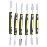 6PCS Metal Spudger Dual Ends Pry Opening Spudger Laptop Mobile Phone Pry Tool for Household Repair - Extra Image
