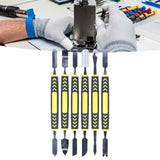 6PCS Metal Spudger Dual Ends Pry Opening Spudger Laptop Mobile Phone Pry Tool for Household Repair
