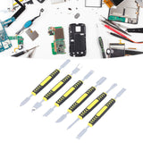 6PCS Metal Spudger Dual Ends Pry Opening Spudger Laptop Mobile Phone Pry Tool for Household Repair