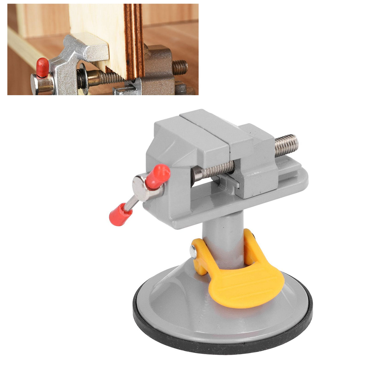 Mini Suction Vise Clamp Mini Table Suction Vise for DIY Jewelry Carving Watch Repairing