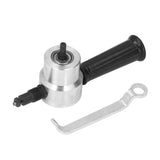 Double Head Metal Sheet Nibbler Cutter Portable Aluminium Alloy Electric Nibbler Cutting Tool - Front View