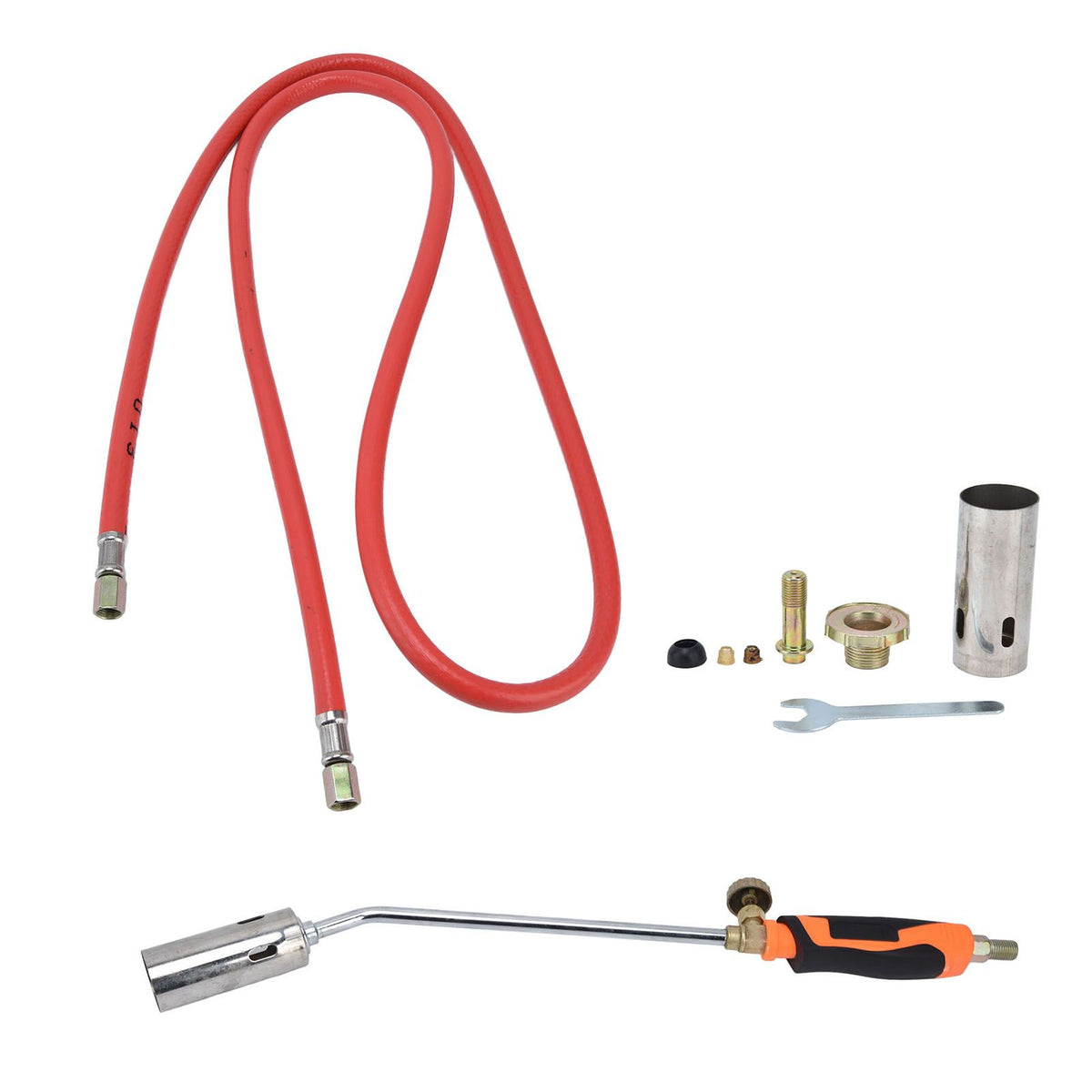 Welding Heating Torch Liquefied Gas Weeding Torch Portable Outdoor Flamethrower with 2m Tube for Household