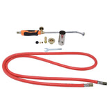 Welding Heating Torch Liquefied Gas Weeding Torch Portable Outdoor Flamethrower with 2m Tube for Household