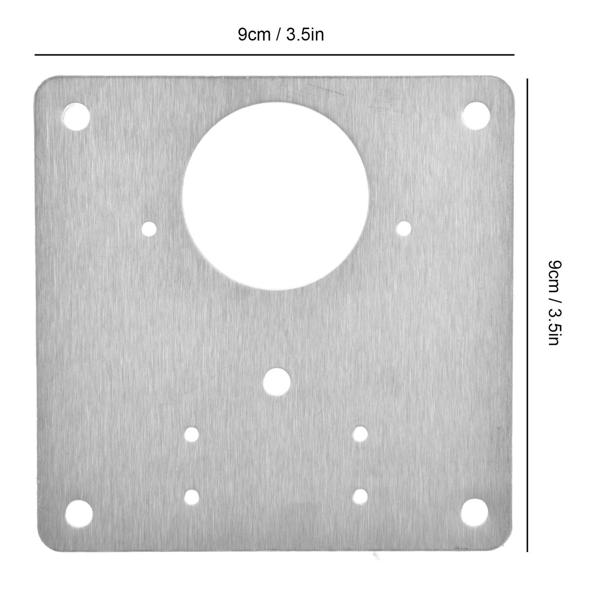 4Set Hinge Plate Stainless Steel Hinge Side Plate Cabinet Door Hinge Repair Bracket for Home Kitchen